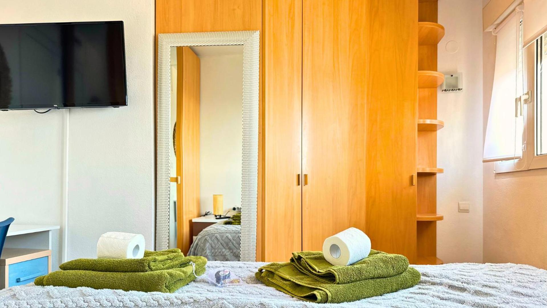 Atico A 50M Del Mar. Parking Gratis. A/C Apartment เอลกัมเปโญ ภายนอก รูปภาพ