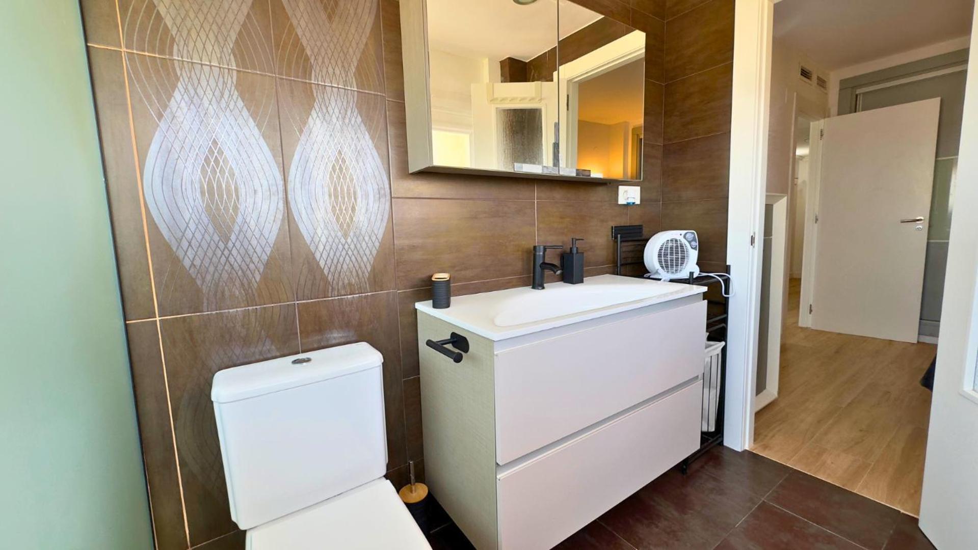 Atico A 50M Del Mar. Parking Gratis. A/C Apartment เอลกัมเปโญ ภายนอก รูปภาพ